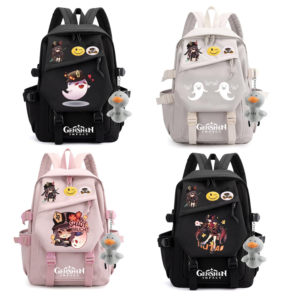 Amazon.co.jp: 原神 げんしん リュックサックショルダーバッグ 胡桃